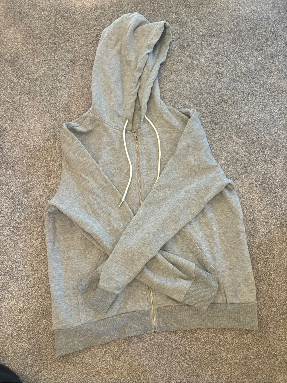 H&M Light Gray Zip-Up Hoodie - Picture 1 of 1